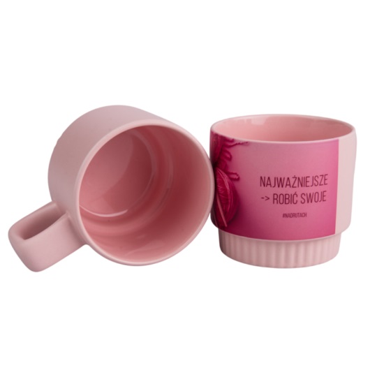 Sublimation Mug - Coloured, Matte, Ribbed Base